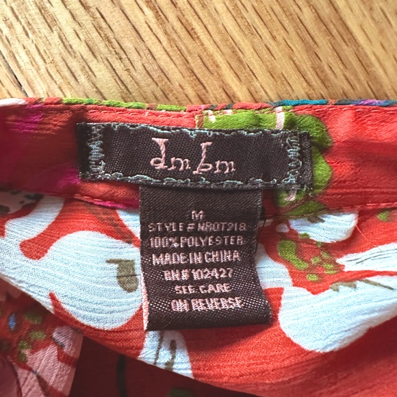 SEMI SHEER FLORAL BLOUSE - Picture 3 of 3